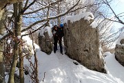 Anello invernale con neve dei TRE FAGGI da Fuipiano il 10 febbraio 2018 - FOTOGALLERY